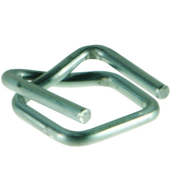 Metal buckle for shrink wrapping