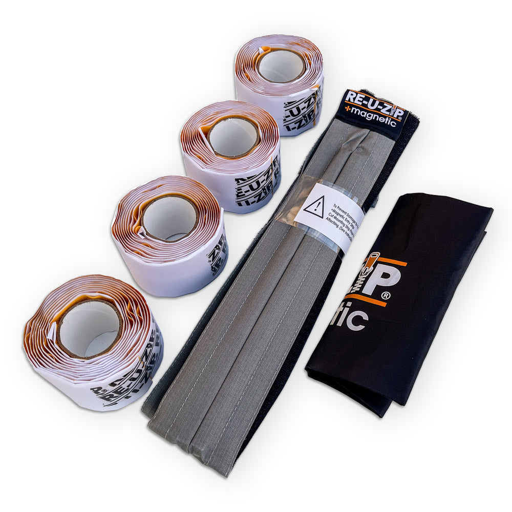 RE-U-ZIP™ Re-usable Magnetic Dust Barrier Entry Strip - Starter Kit