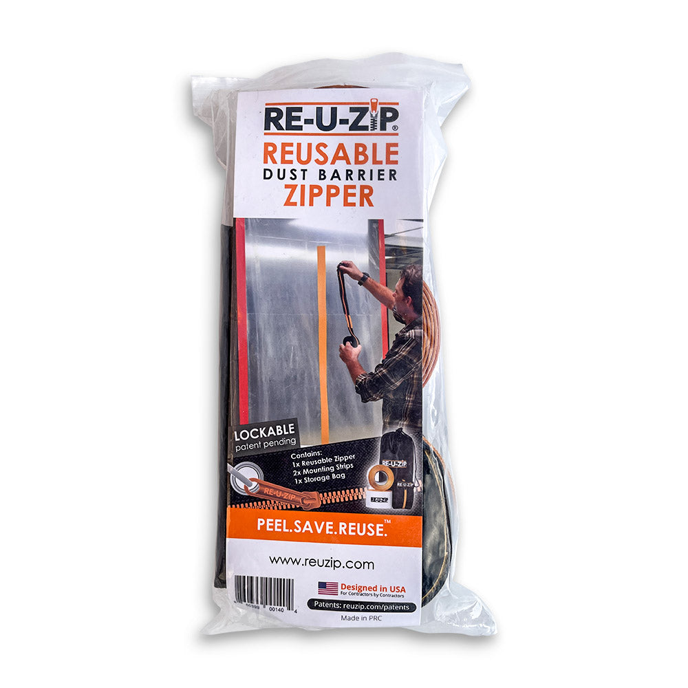 RE-U-ZIP™ Re-usable Dust Barrier Zipper - Starter Kit